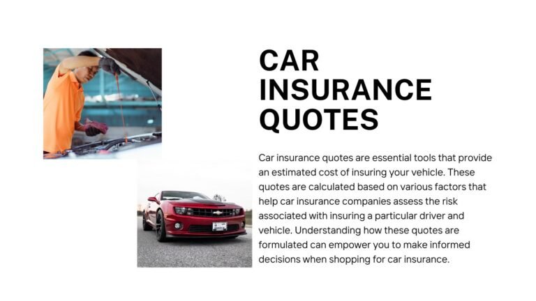 Car Insurance Quotes